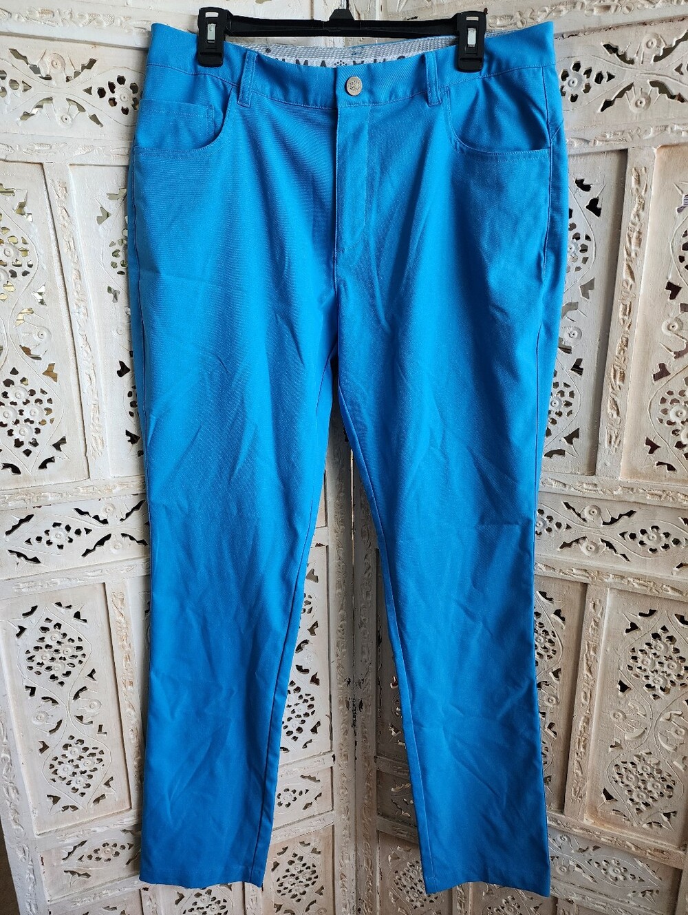 Puma Performance Pants- Vibrant Blue- Mens Size 34/34